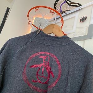 Original Penguin by Munsingwear Gray/Maroon Hoodie